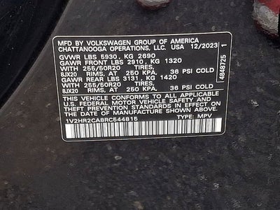 2024 Volkswagen Atlas 2.0T SE w/Technology