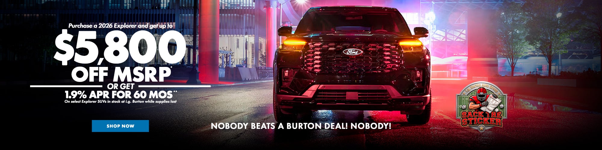 Ford Explorer Offer